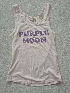 NWOT Spell Purple Moon Graphic Tank Top